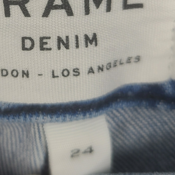 Frame La Palazzo Panel High waisted Wide Leg 24 - Picture 7 of 14